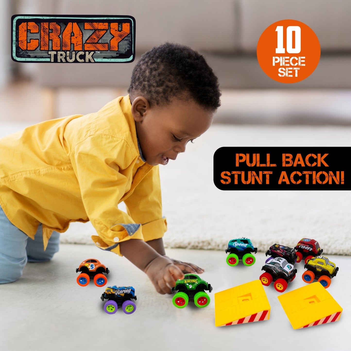 Die Cast Pull Back Truck Set