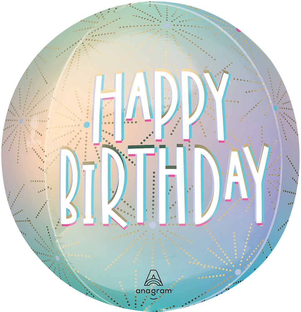 Pastel Dream Birthday Orbz Balloon