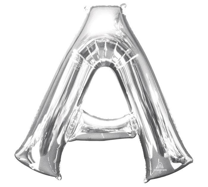 34'' Letter Balloon - Silver