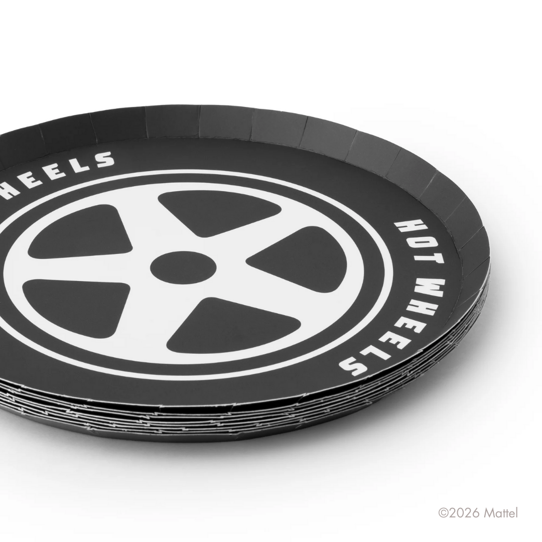 Hot Wheels X Bonjour Fete Black Small Plate
