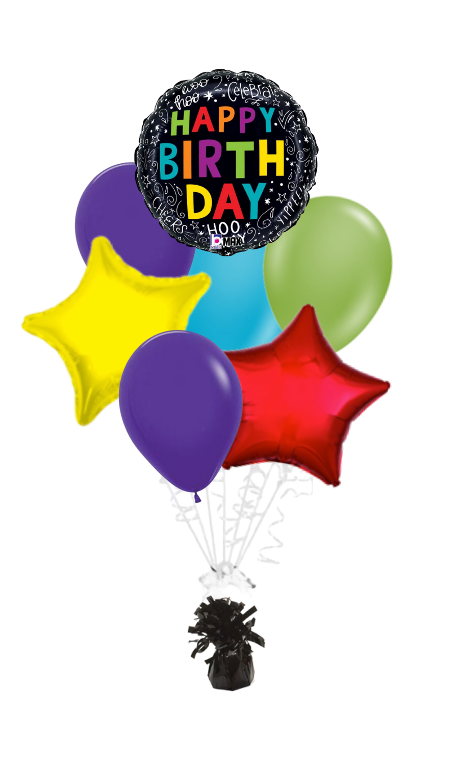 Birthday Doodles Happy Birthday Balloon Bouquet