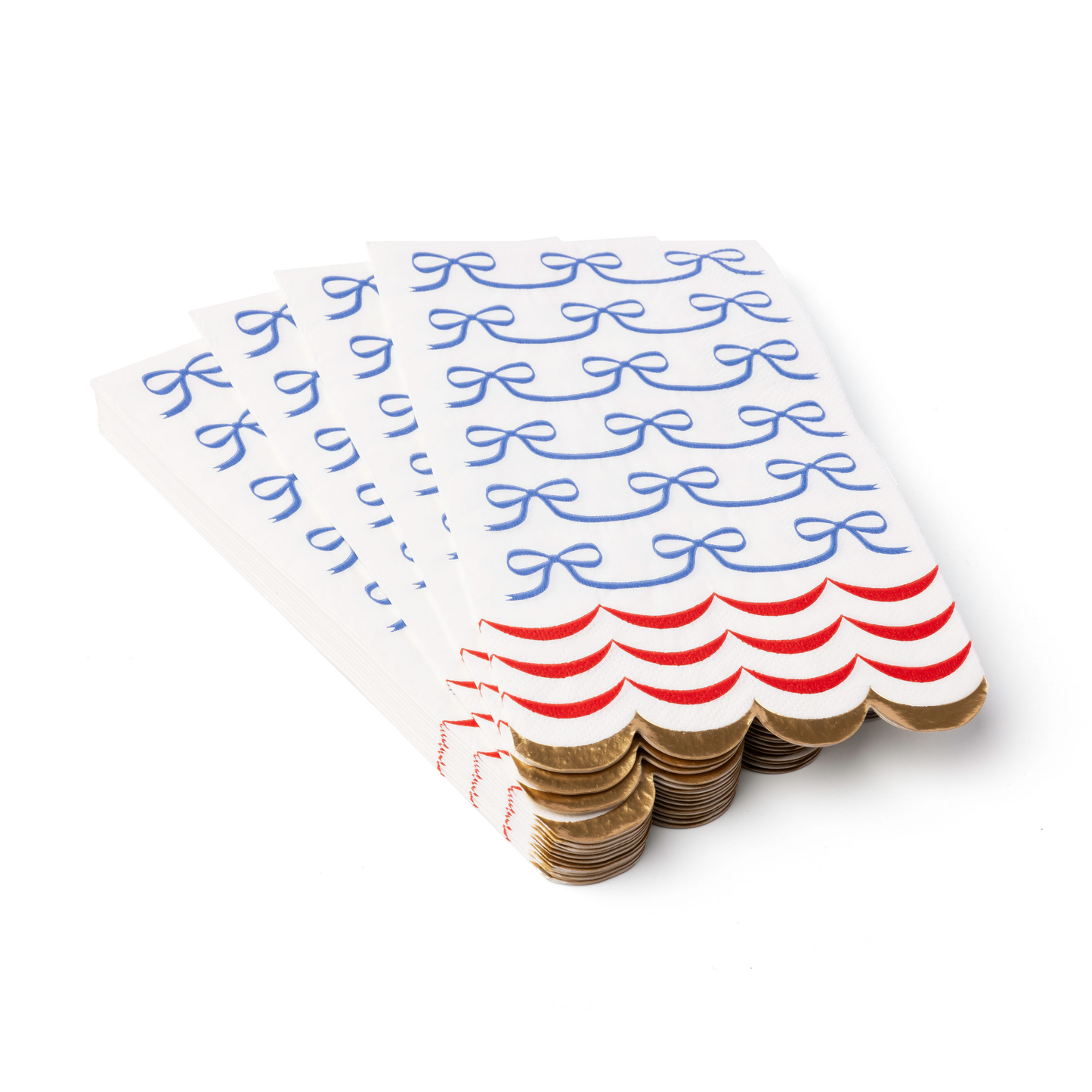 4th of July Bow Flag Guest Towels