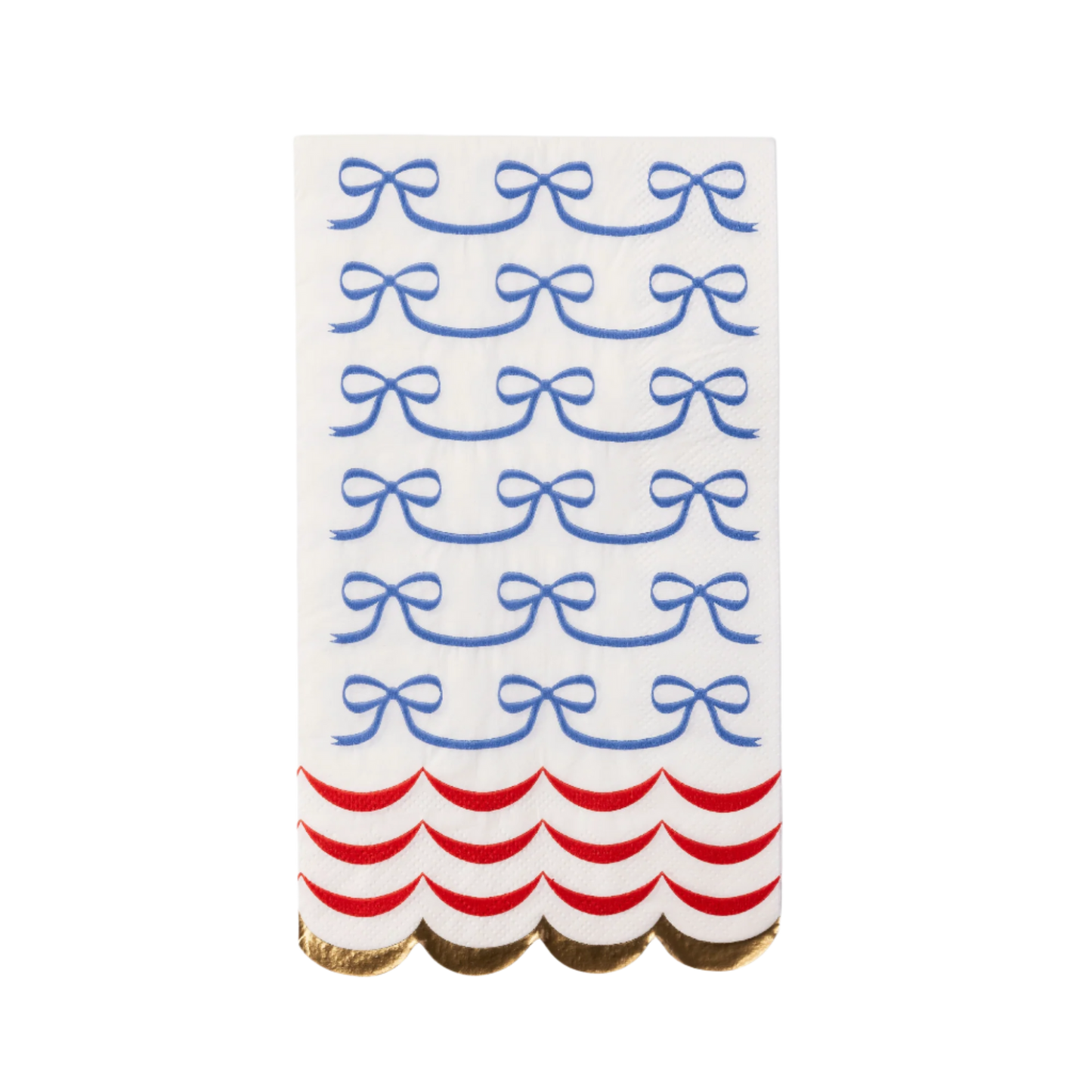 4th of July Bow Flag Guest Towels