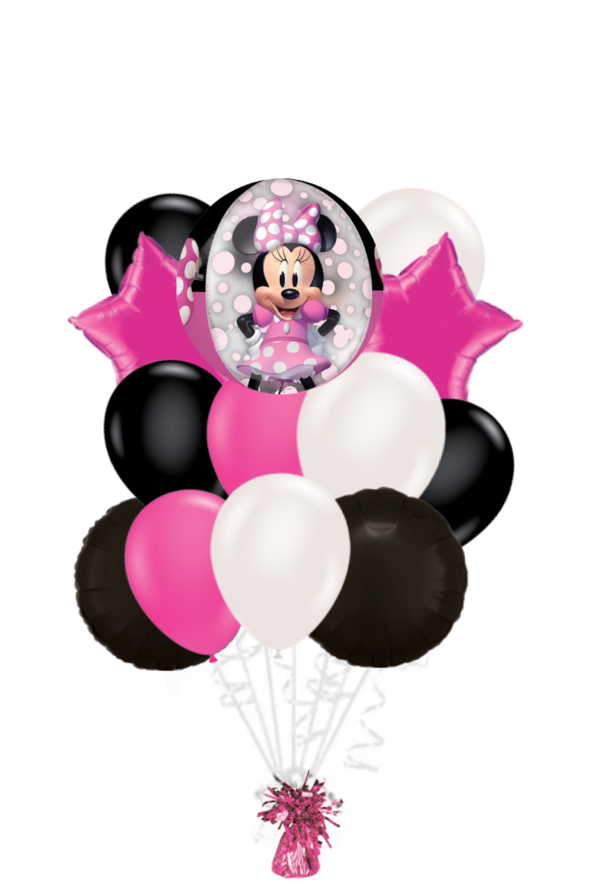 Minnie Mouse Forever Orbz Balloon Bouquet