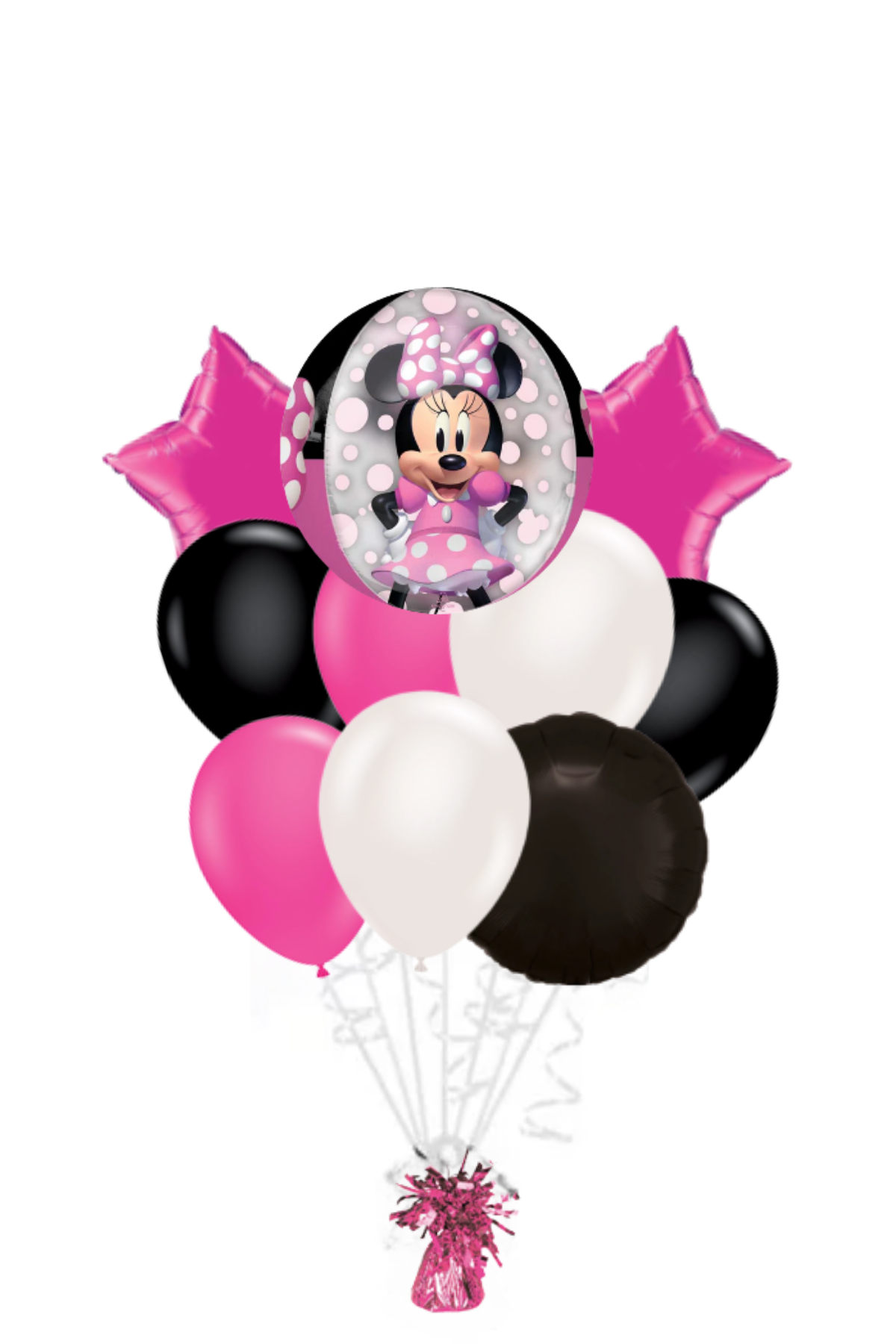 Minnie Mouse Forever Orbz Balloon Bouquet