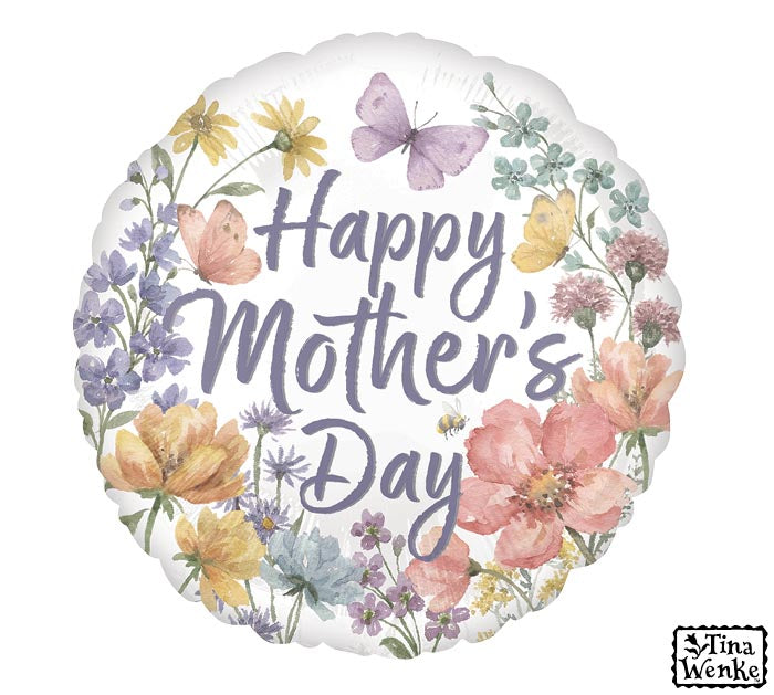 Happy Mother's Day Wildflower Valley Balloon