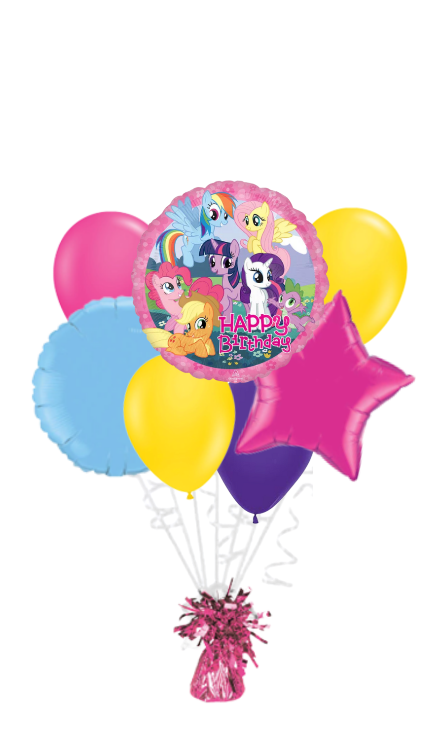 My Little Pony Happy Birthday Balloon Bouquet