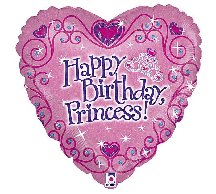 Happy Birthday Princess Balloon