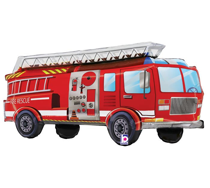 Red Firetruck Balloon