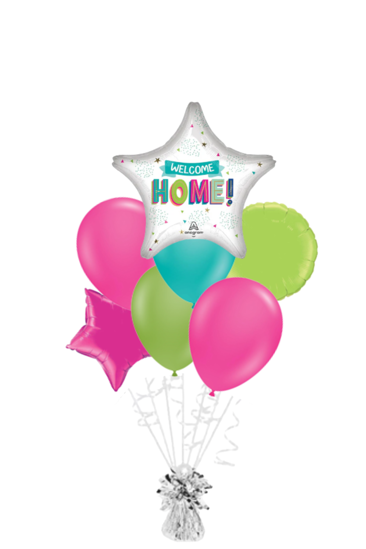Welcome Home Jumbo Star Balloon Bouquet