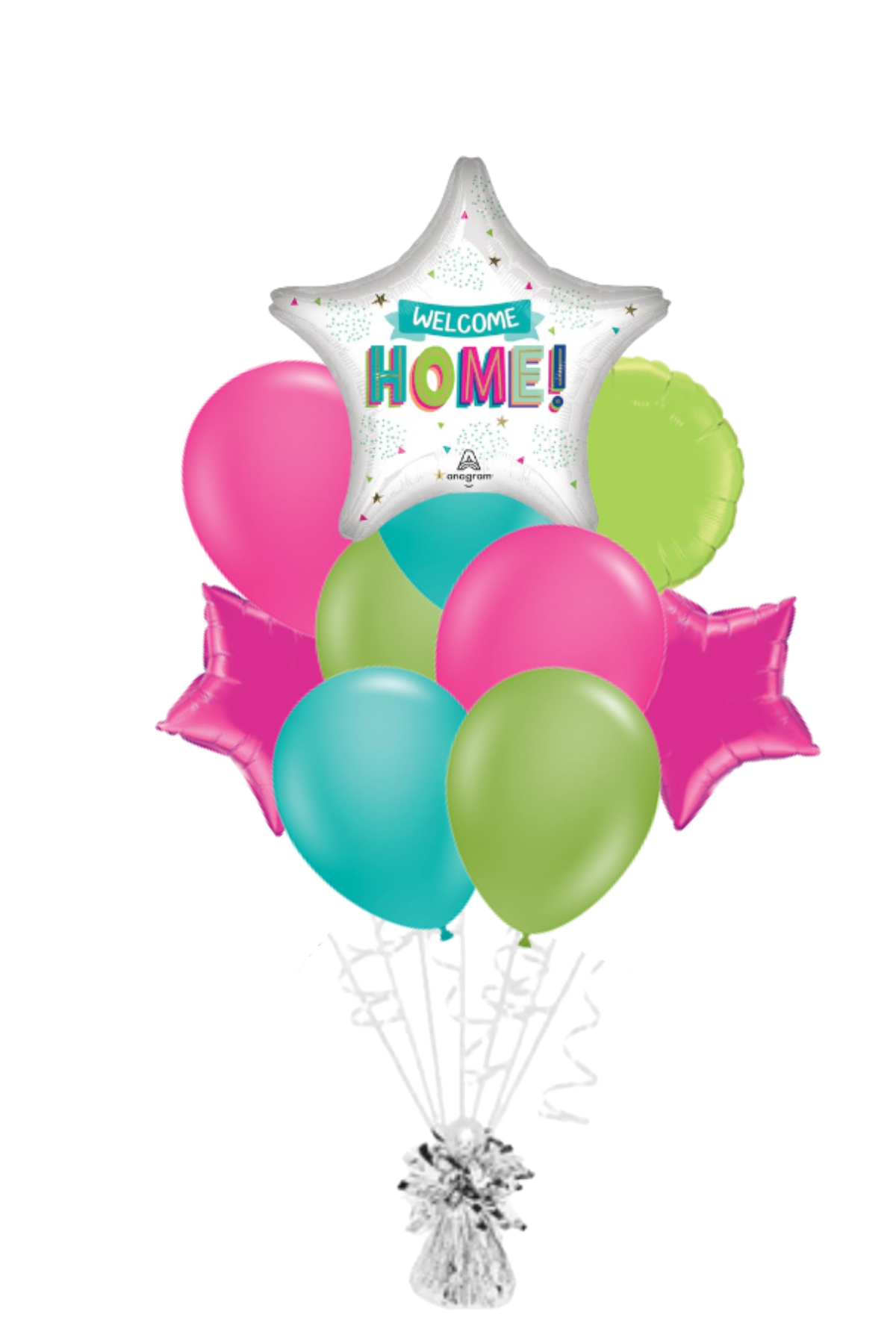 Welcome Home Jumbo Star Balloon Bouquet