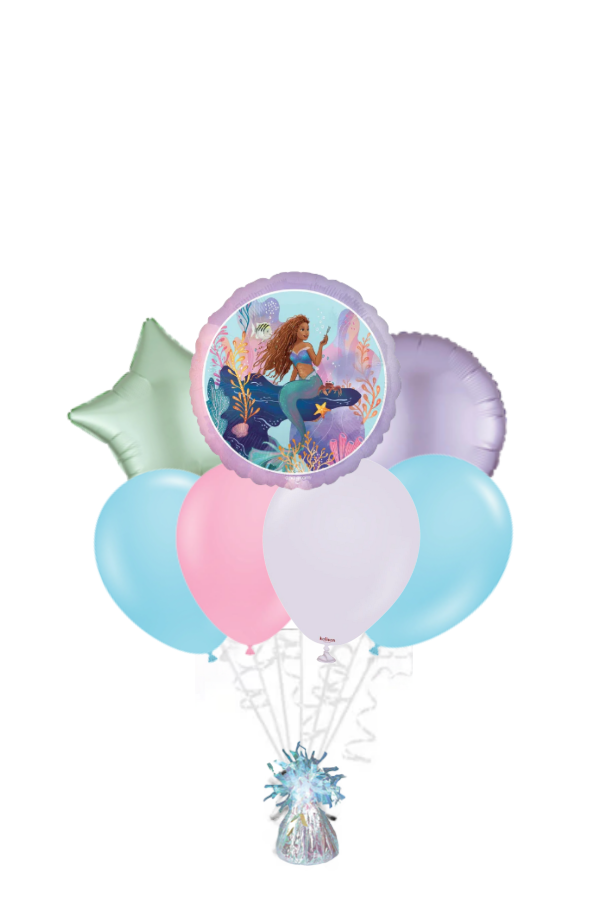 Live Action Little Mermaid Balloon Bouquet