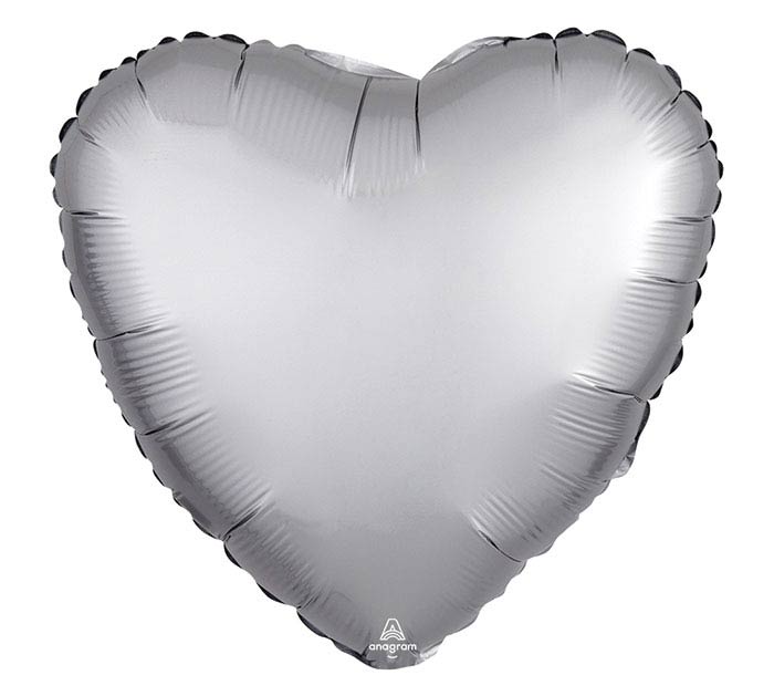 Satin Luxe Platinum Standard Foil Balloon