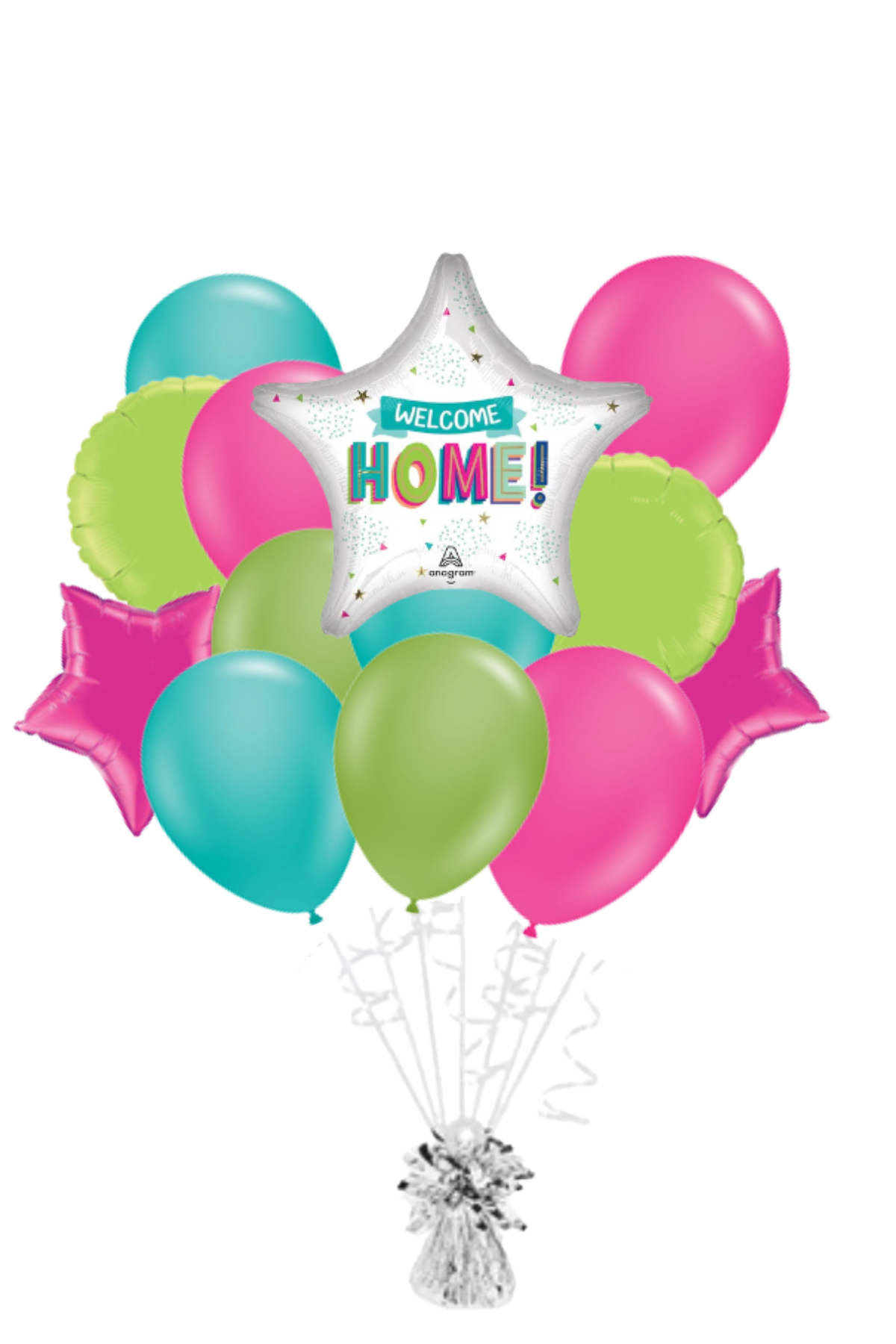 Welcome Home Jumbo Star Balloon Bouquet