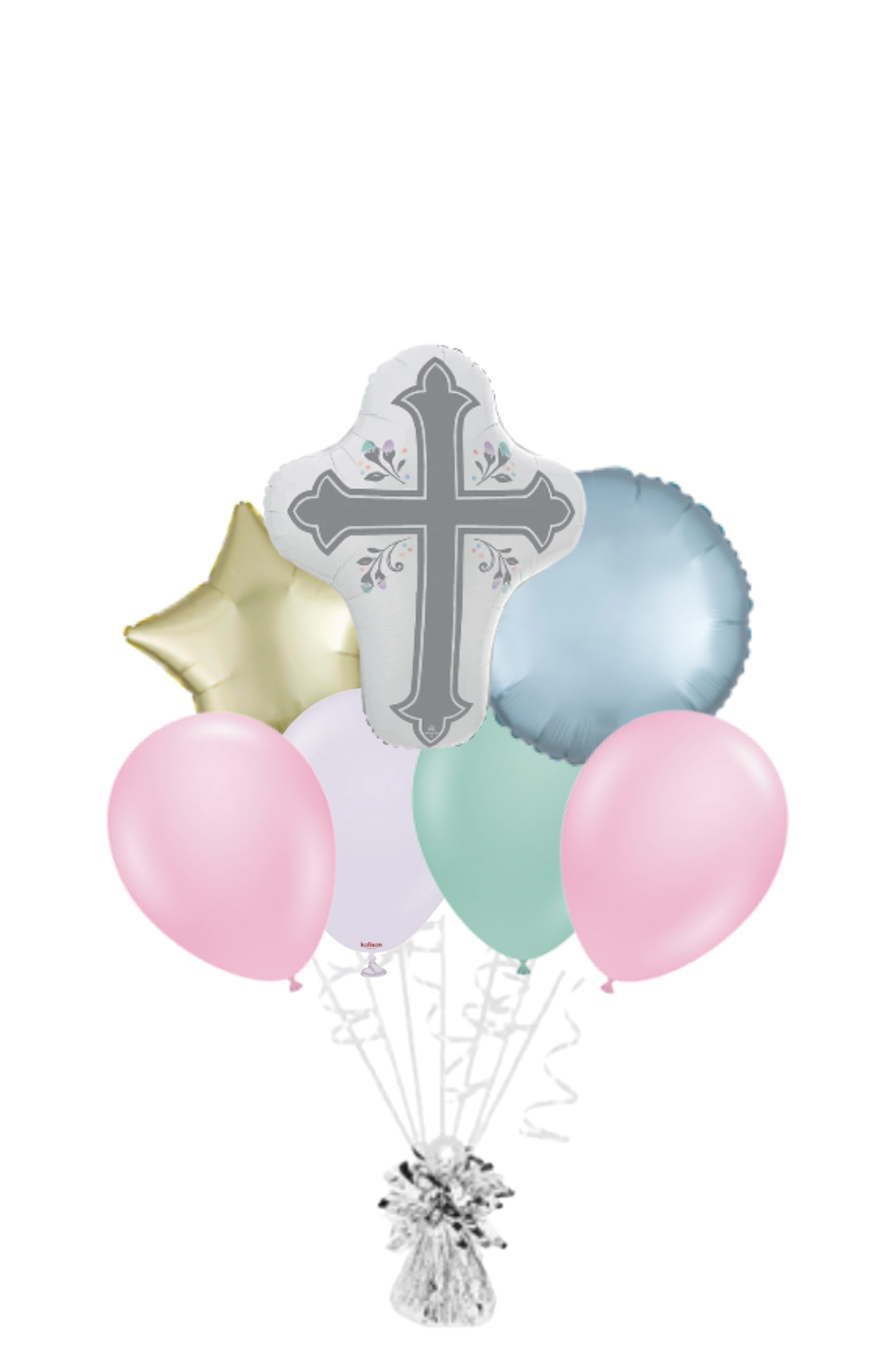 Holy Day Cross Easter Balloon Bouquet