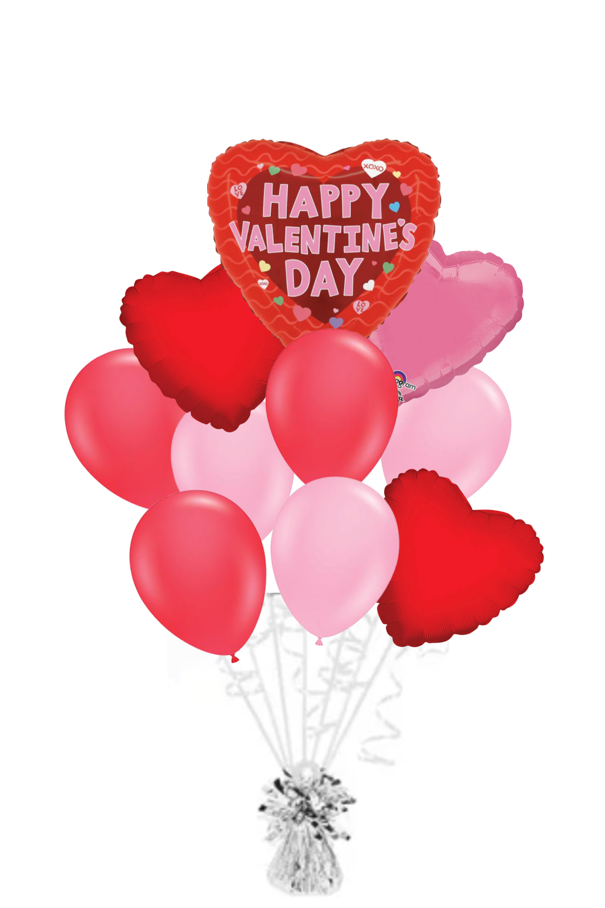 Playful Hearts - Valentine's Day Balloon Bouquet