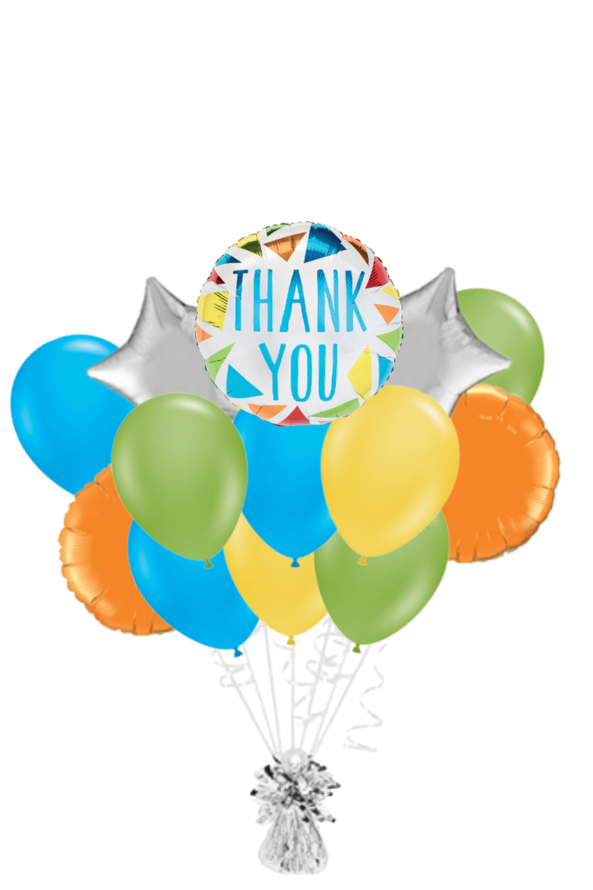Triangle Thank You Balloon Bouquet