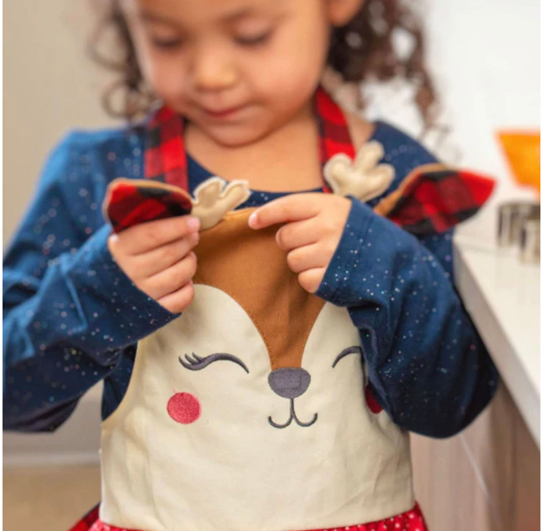 Reindeer Apron - Girl