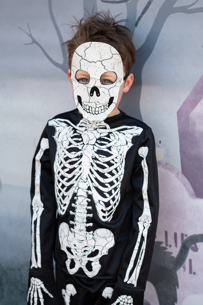 Kids 2024 skeleton shirt
