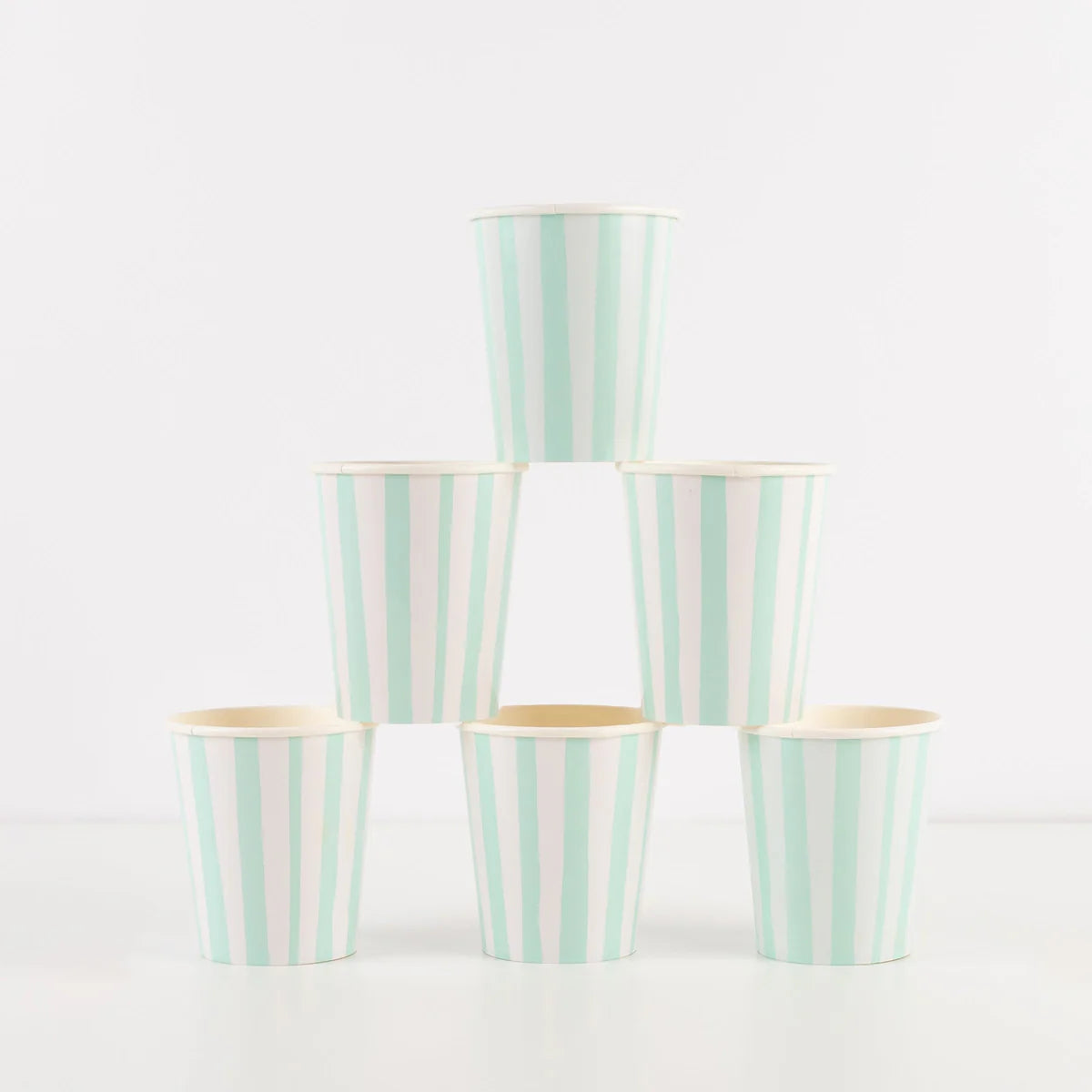 Mint Stripe Tumbler