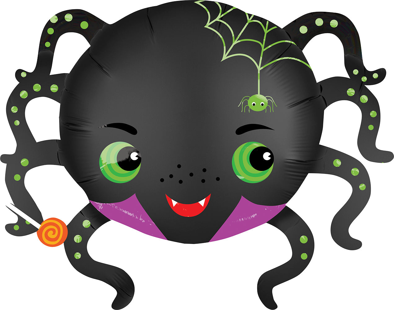 Satin Spider Mylar Balloon