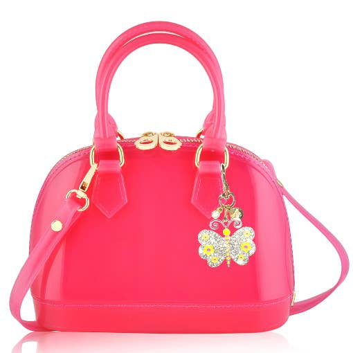 Cate Bubblegum Purse: Crystal Butterfly Edition