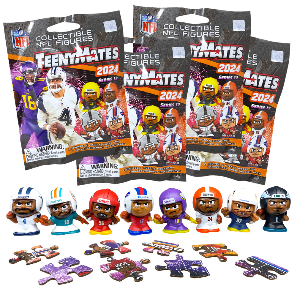 2023 NFL Teenymates Series 11 Collector Tin - Rare Figures! 