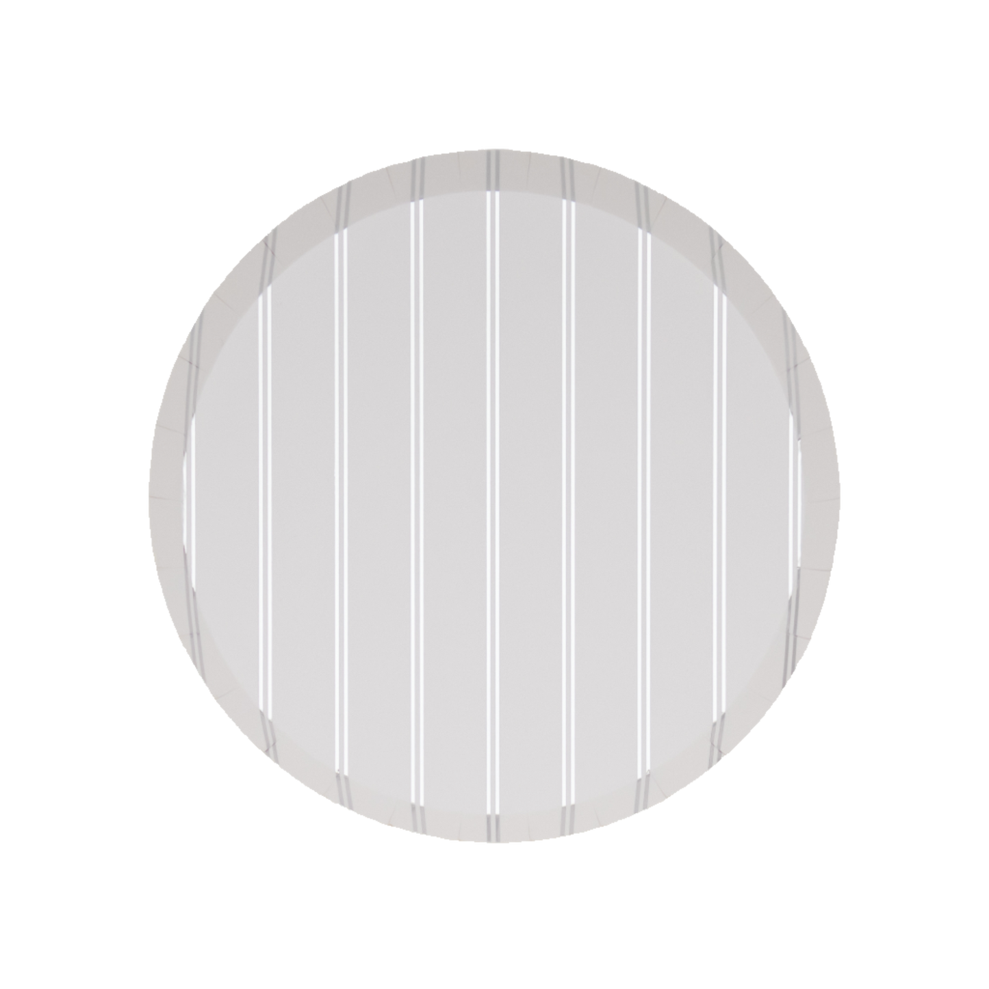 Silver Signature Stripe Small Plates
