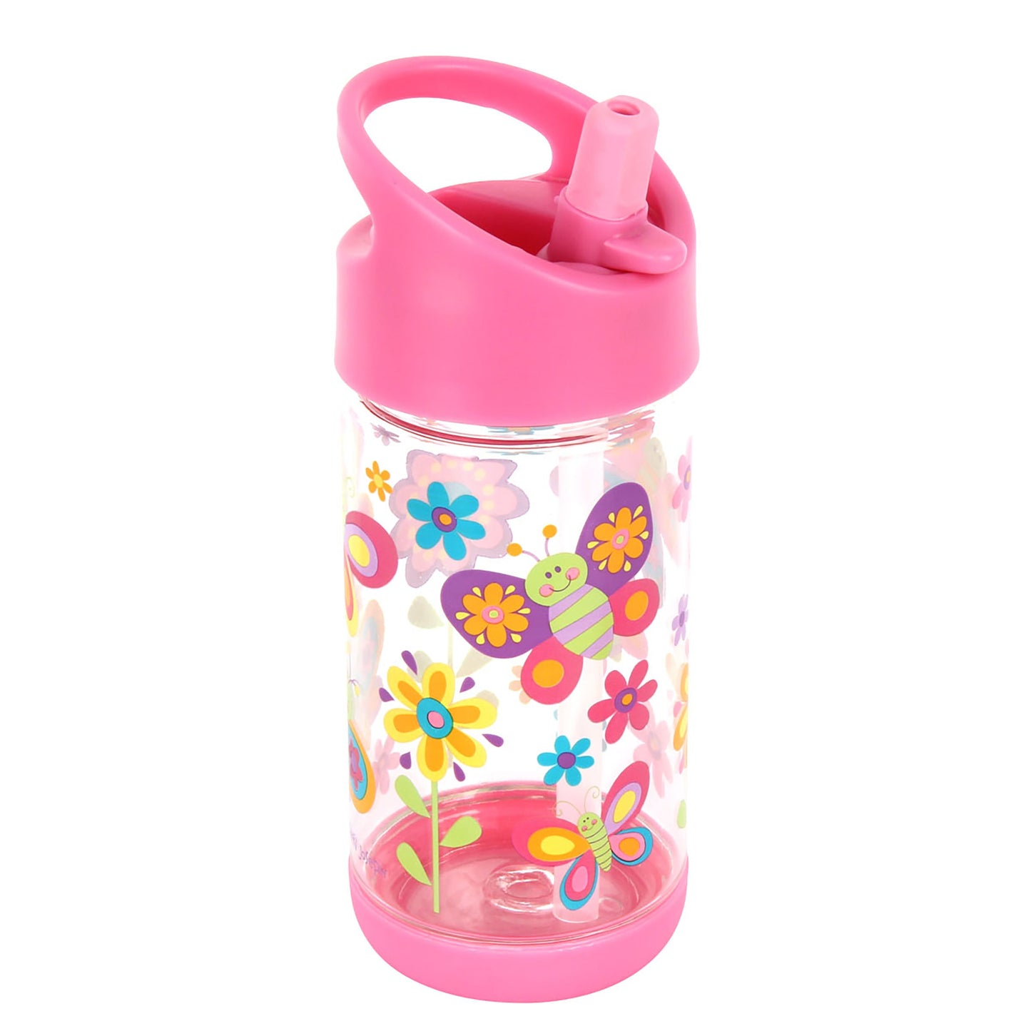 Flip-Top Water Bottle - Butterfly