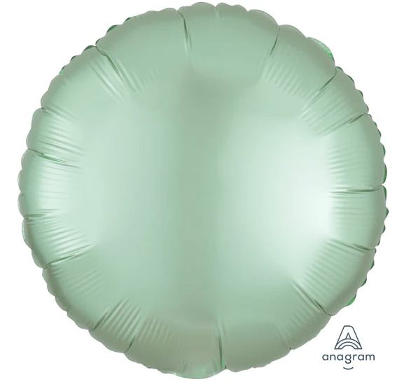 Satin Luxe Mint Green Balloon