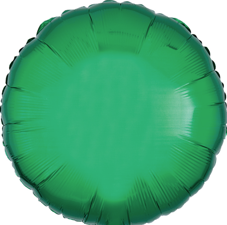 Metallic Green Standard Foil Balloon