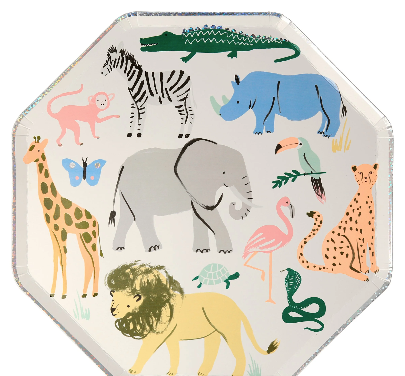Safari Animals Dinner Plates