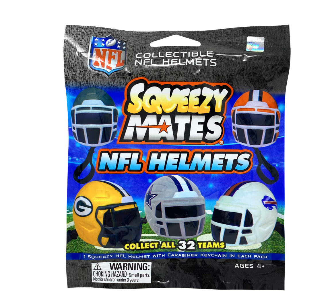 SqueezyMates NFL Helmets 2025