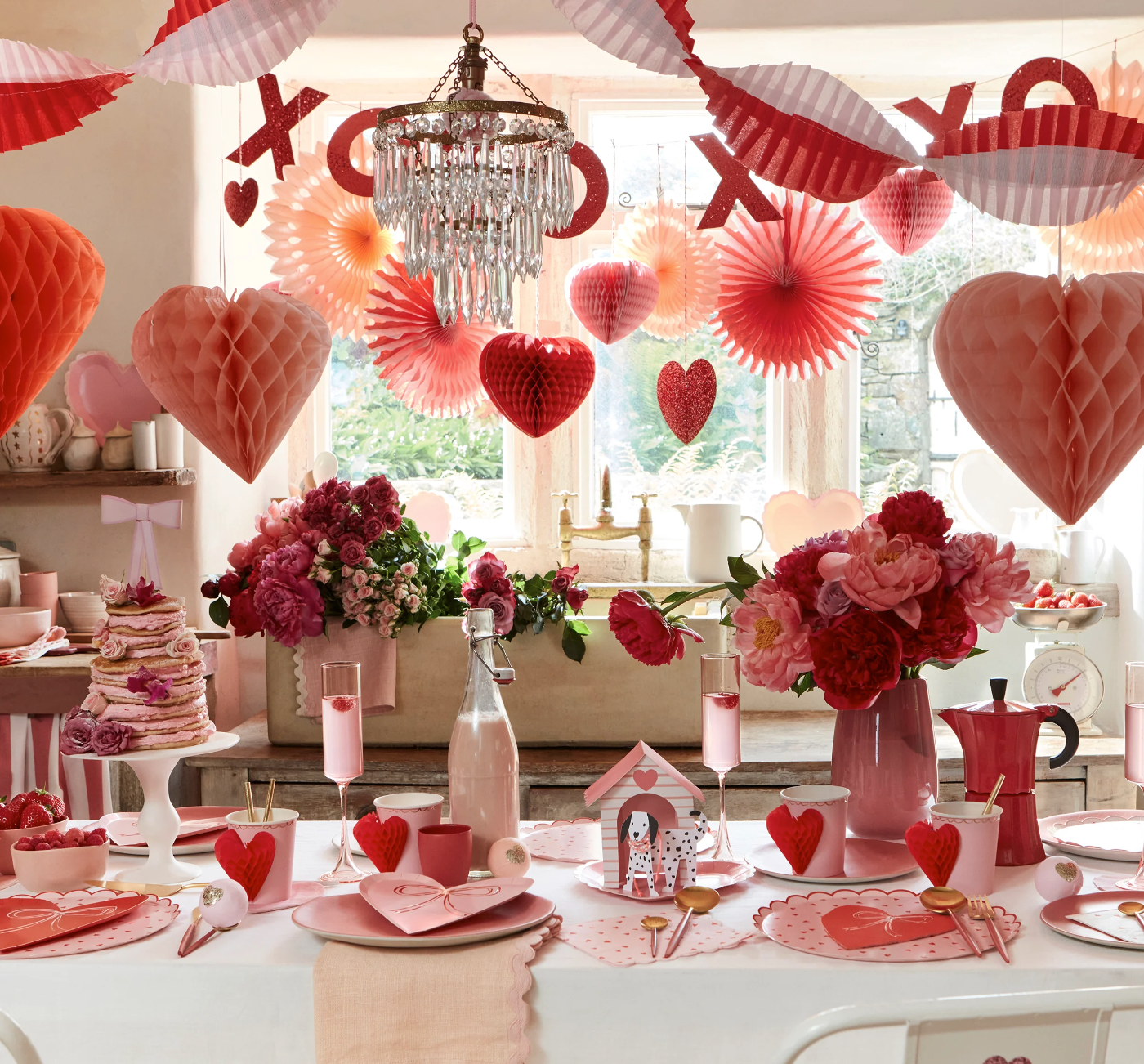 Honeycomb Heart Cups