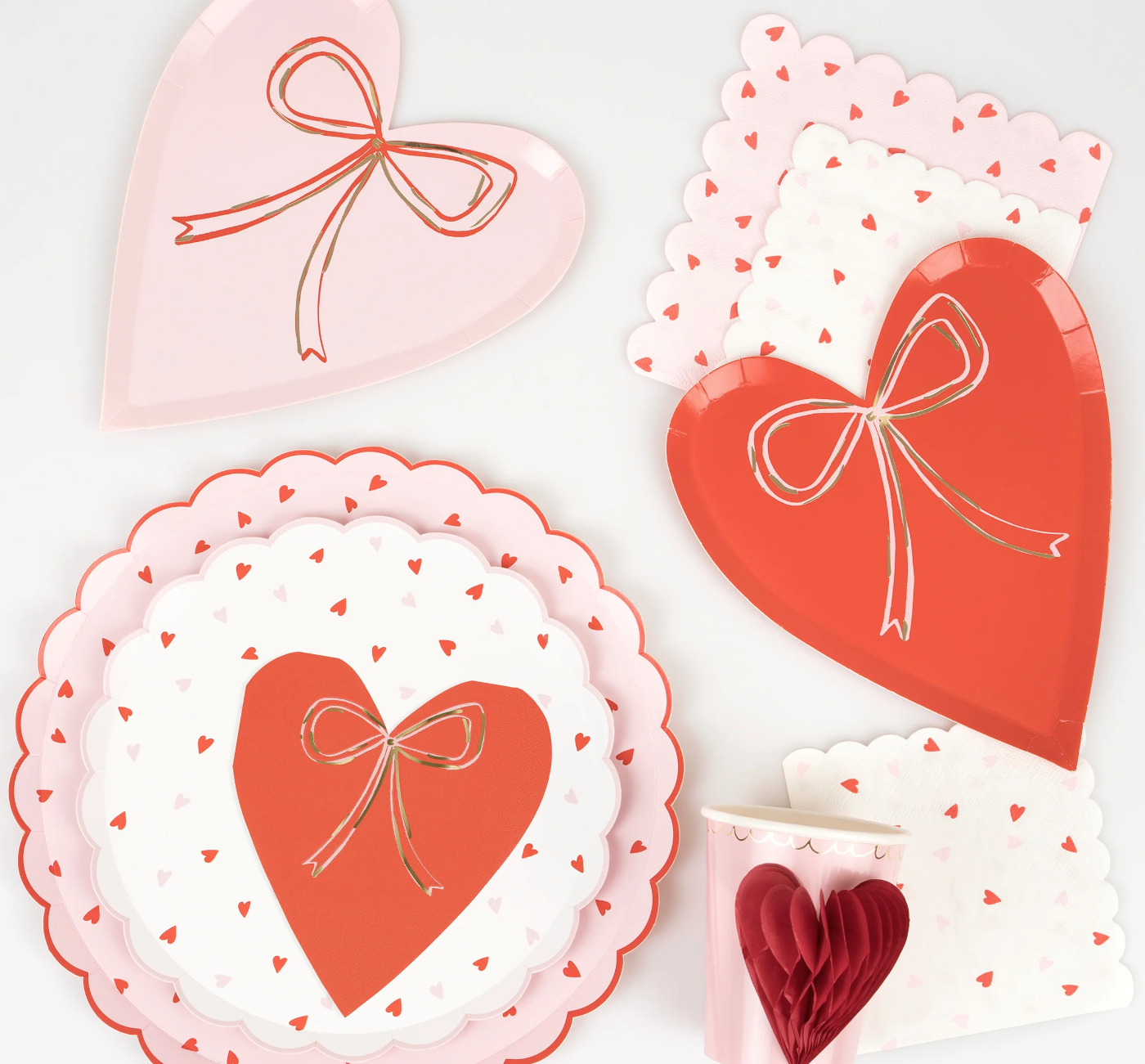 Honeycomb Heart Cups