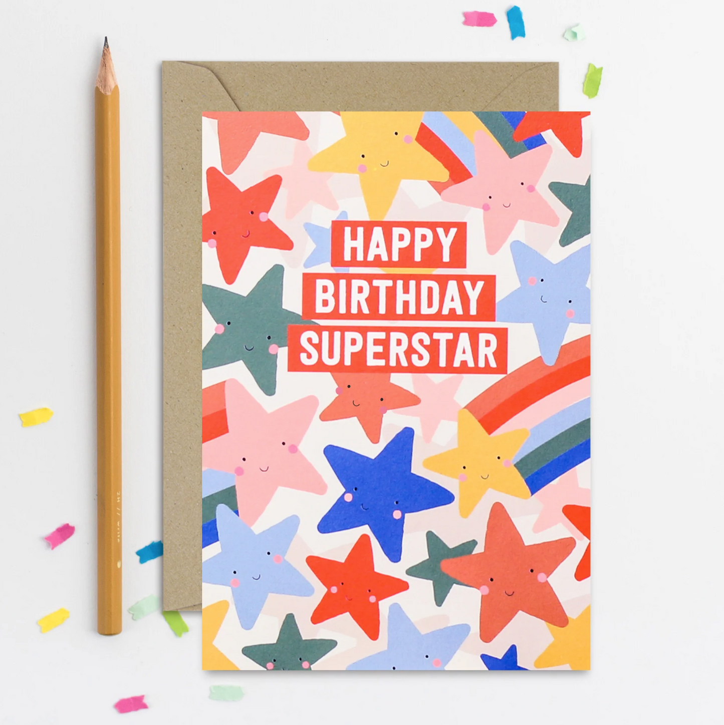 Happy Birthday Superstar Card