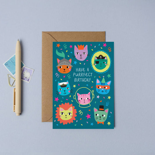 Party Cats Birthday Card