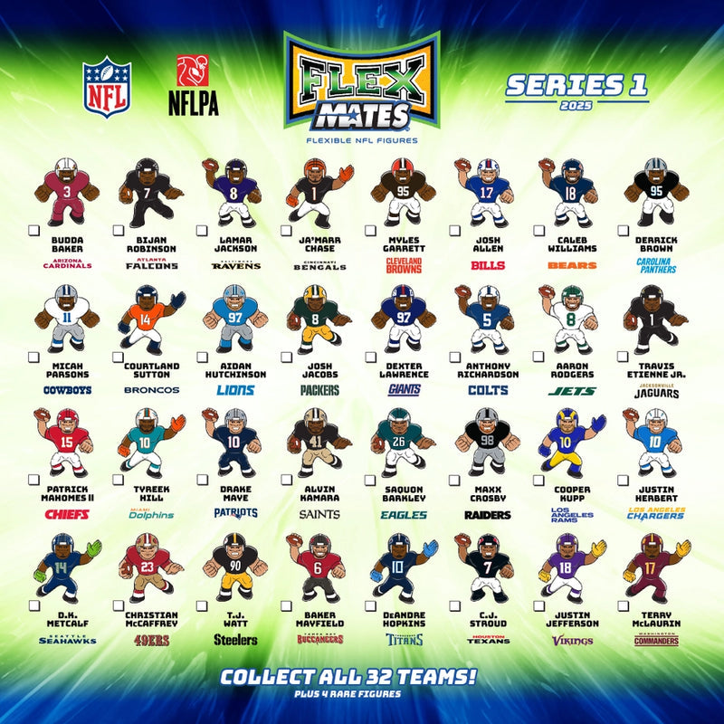 FlexMates 2025 NFL Series 1