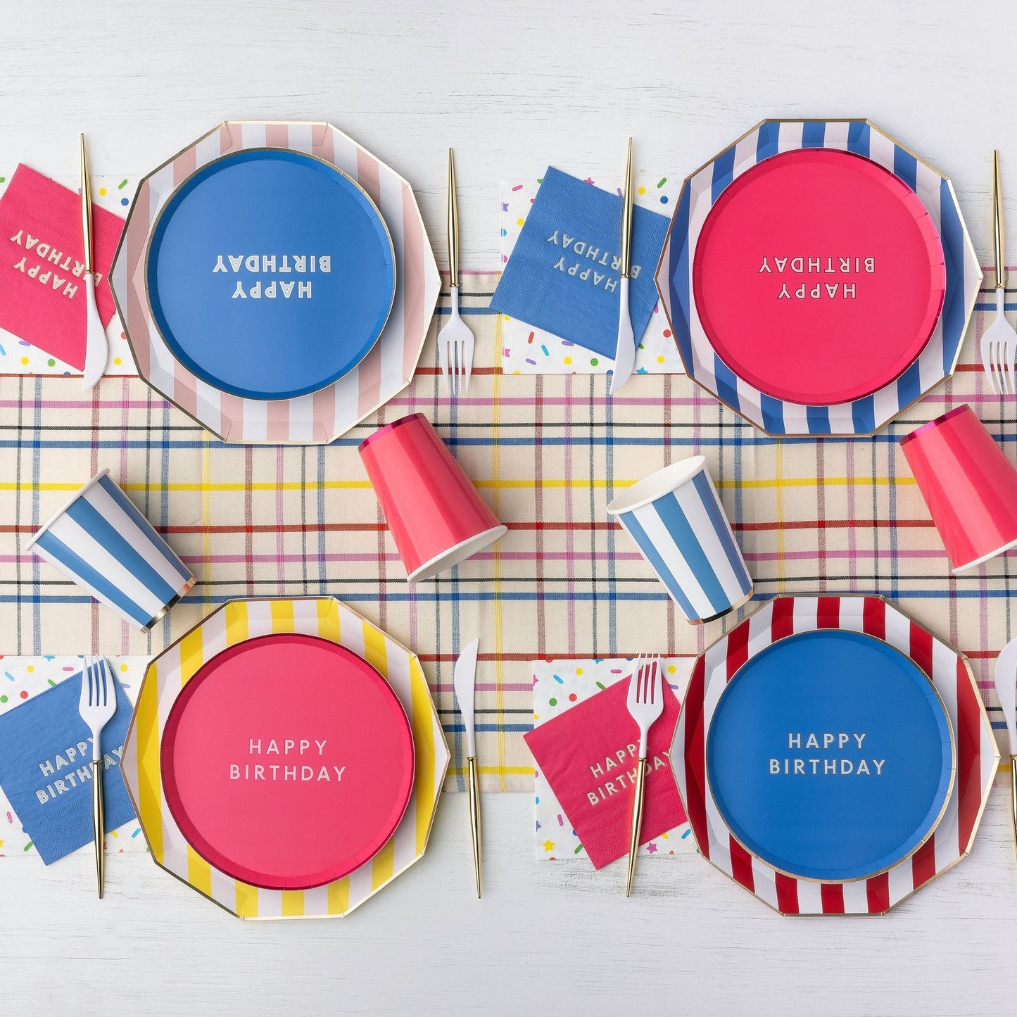 Palisades Blue Signature Happy Birthday Small Plates