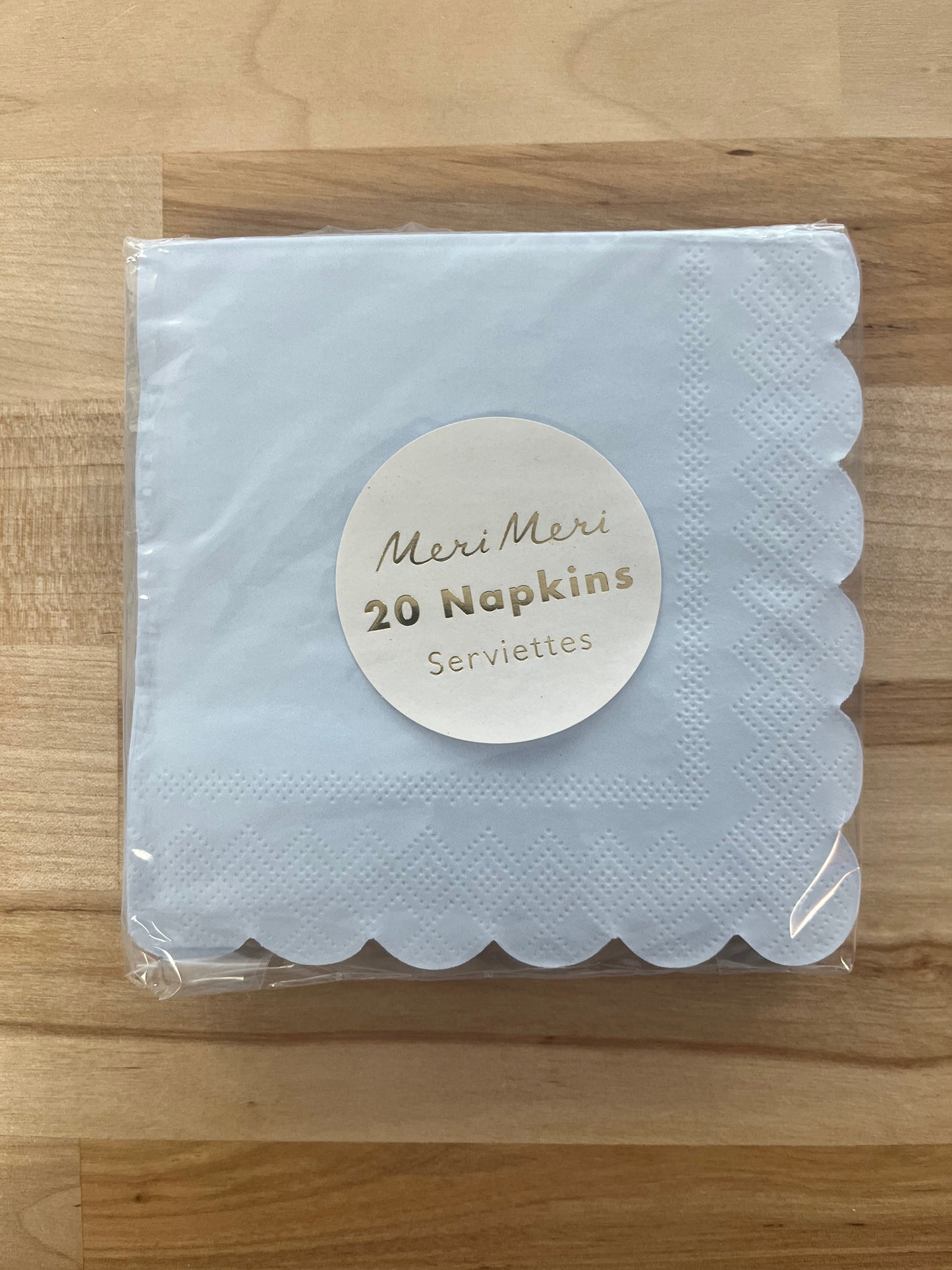 Small Pale Blue Napkins