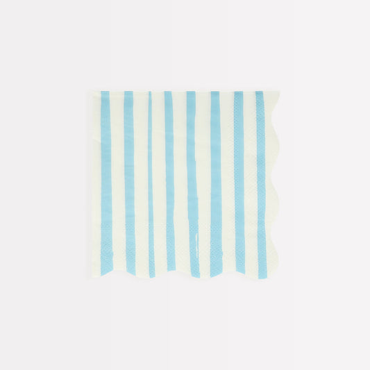 Blue Stripe Small Napkins