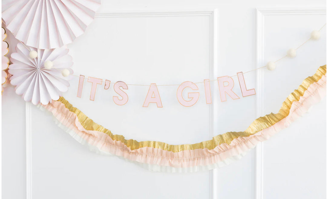 ITS A GIRL BANNER