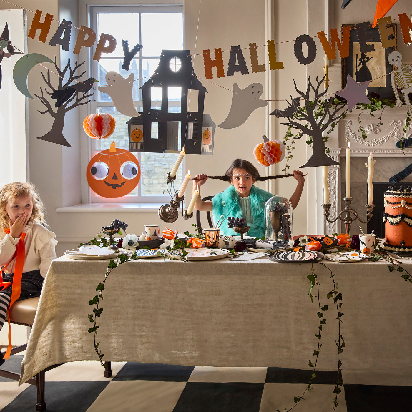 Happy Halloween Garland Set