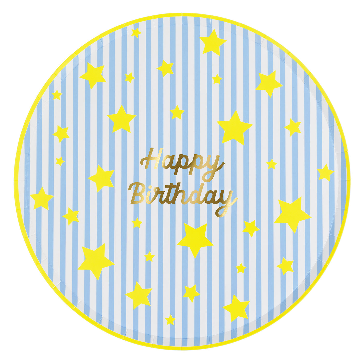 Bright Star Happy Birthday Dinner Plates