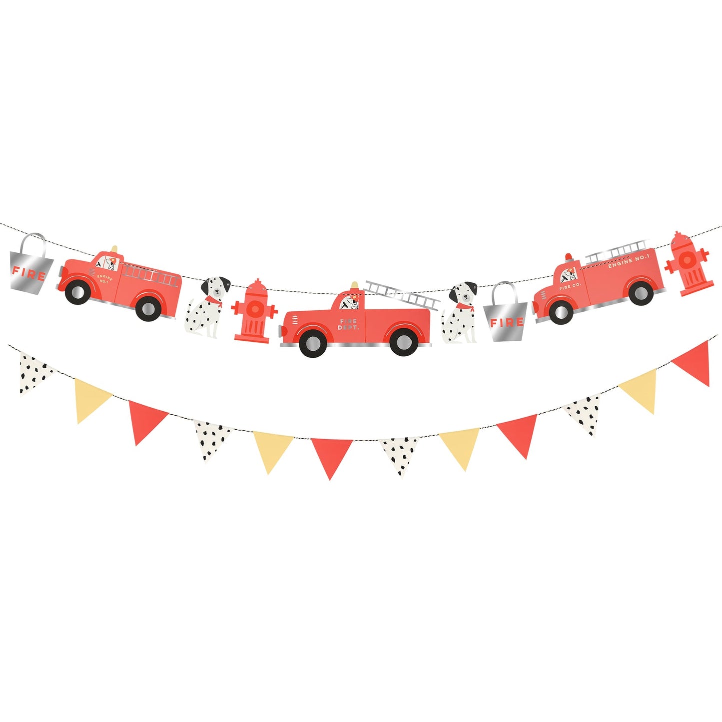 Fire truck Garland