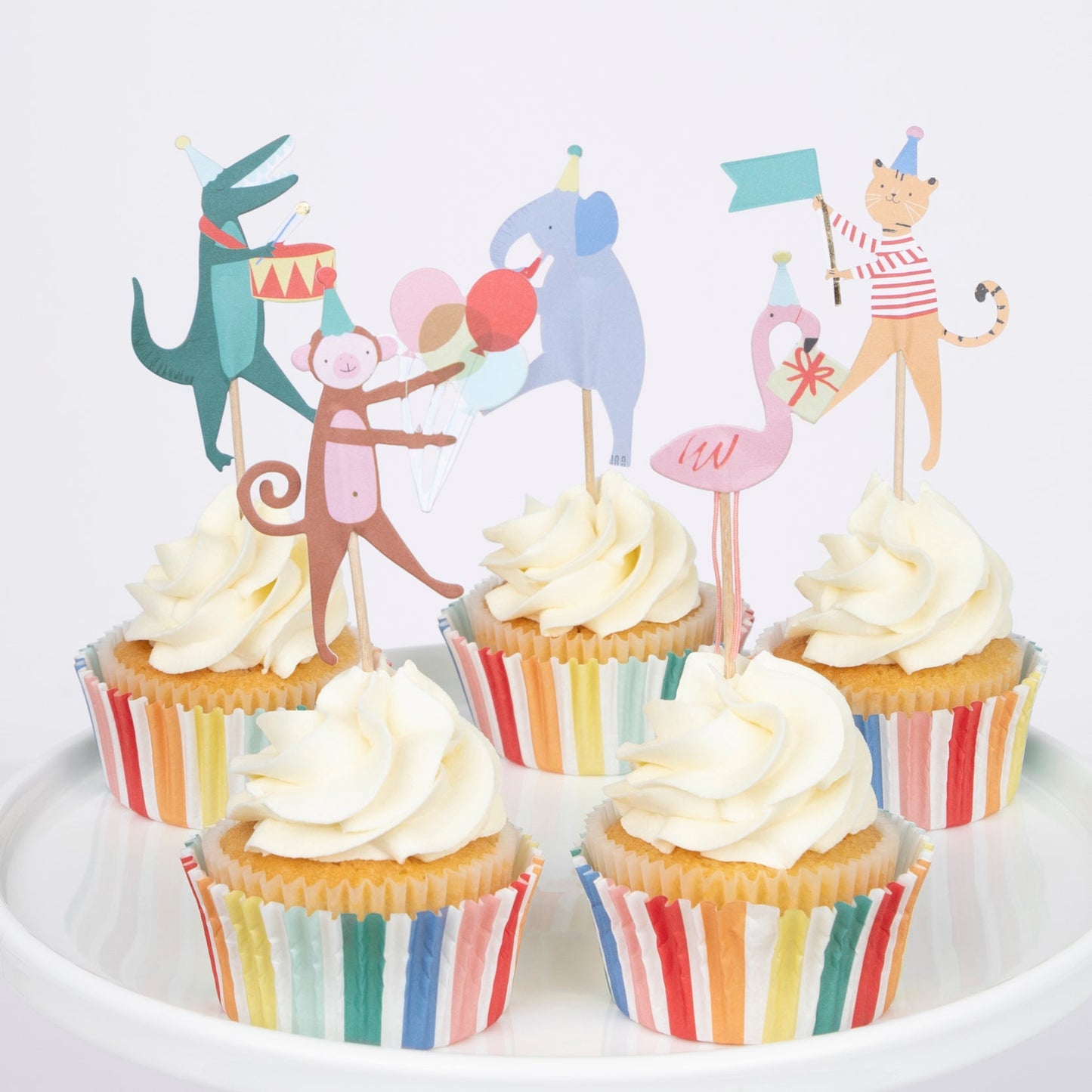 Animal Parade Cupcake Toppers