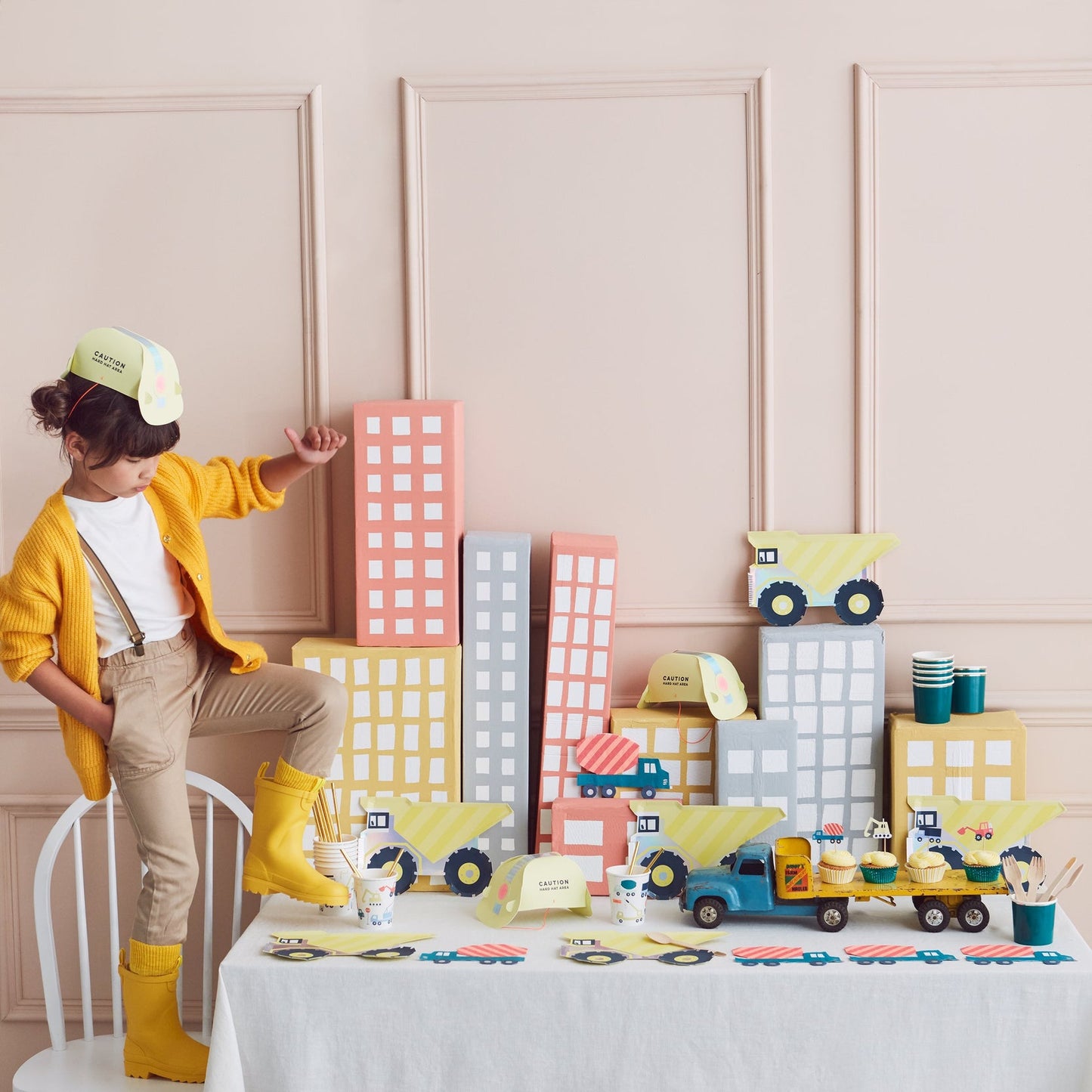 Construction Party Hats