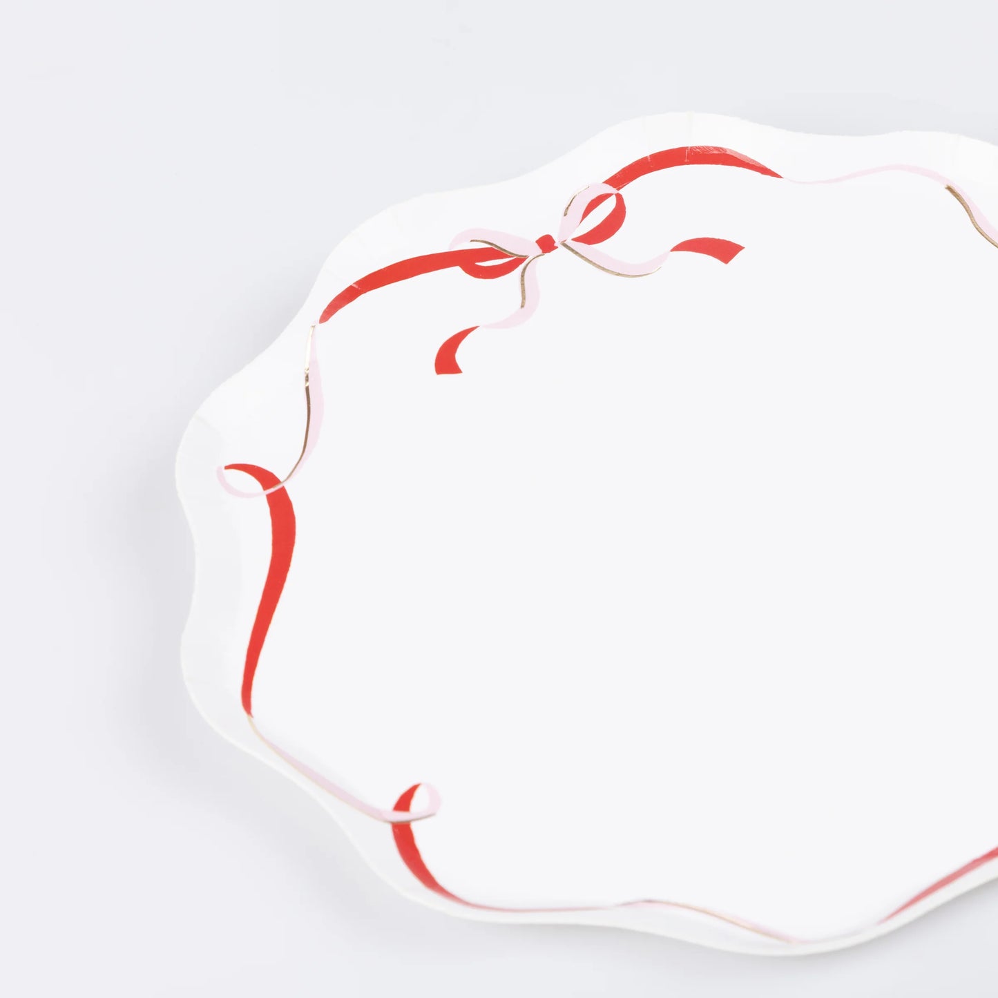 Ribbon Bow Side Plates
