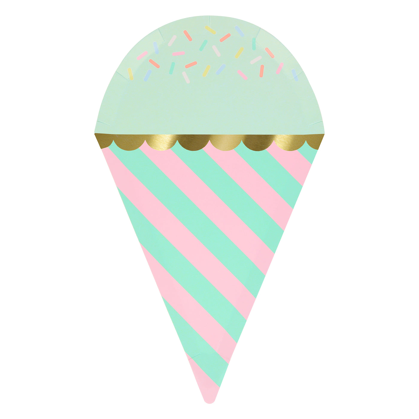 Ice Cream With Sprinkles Plates