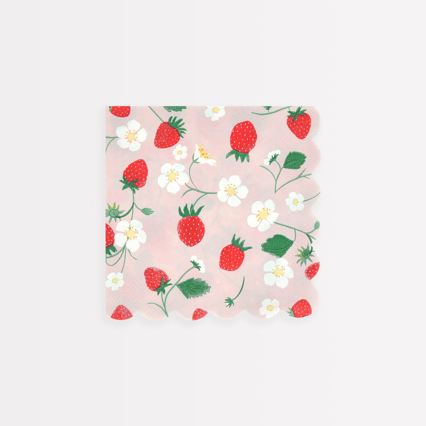 Strawberry Pattern Small Napkins